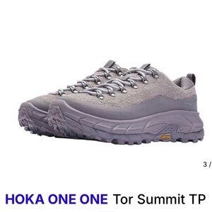 Hoka  One One Tor Summit Lifestyle Women Bibram Sneakers.unisex.Gray /Purple